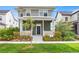 Charming two-story home featuring a welcoming porch and well-maintained landscaping at 5925 Hanover St, Denver, CO 80238