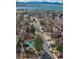 Aerial view of the neighborhood, showcasing the home's proximity to the lake and scenic surroundings at 9556 W 89Th Cir, Broomfield, CO 80021