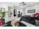 Spacious bedroom features ensuite bath, walk-in closet, and comfortable seating area at 23652 E 40Th Ave, Aurora, CO 80019