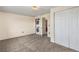 Bedroom with closet and laundry in unit featuring a washer and dryer at 6231 Prospect Rd, Longmont, CO 80503