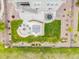 An aerial view of an amazing outdoor space with seating and a hot tub, perfect for backyard entertaining at 27375 E Alder Dr, Aurora, CO 80016