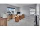 Cozy bedroom with large windows, neutral walls, and plush carpeting at 7888 Tejon St, Denver, CO 80221