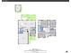 A detailed floor plan illustrating the layout of the house, showing room dimensions and overall structure at 7888 Tejon St, Denver, CO 80221