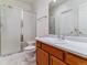 Cozy bathroom with a shower and vanity at 1185 S Kramer Ct, Aurora, CO 80012