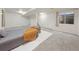 Finished basement with carpet, closets, and a small window providing natural light at 3565 W 112Th Cir, Westminster, CO 80031