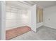 Bright walk-in closet with shelving, carpet and a small window providing natural light at 3565 W 112Th Cir, Westminster, CO 80031