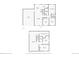 Floor plans showing the first floor and basement layouts at 18662 E Brown Pl, Aurora, CO 80013