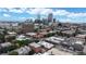 Elevated aerial view showcasing the cityscape, nearby buildings, and the vibrant urban environment at 1266 N Pearl St, Denver, CO 80203
