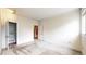 Spacious bedroom with an open closet to maximize storage at 1266 N Pearl St, Denver, CO 80203
