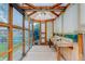 The greenhouse interior has ample light, bench space, and ventilation for a dedicated gardening experience at 10527 Pierson Cir, Westminster, CO 80021