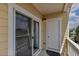 A cozy outdoor balcony offers additional private exterior space at 9387 Ashbury Cir # 203, Parker, CO 80134