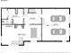 Basement floorplan featuring a Gathering room, hallways, garage, and water closet at 14150 Foothill Ln, Golden, CO 80401