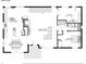 Layout of the home's main floor, including kitchen, living room, bedroom, and bathroom at 14150 Foothill Ln, Golden, CO 80401