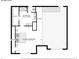 Floor plan of second level featuring primary bedroom, bath, walk-in closet, and hallway at 14150 Foothill Ln, Golden, CO 80401