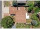 Bird's eye view of a well-maintained home showcasing its neat landscaping and backyard at 8679 Apache Plume Dr, Parker, CO 80134