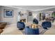 Comfortable living room with a fireplace, neutral walls, and modern furniture for a cozy atmosphere at 5442 S Dayton Ct, Greenwood Village, CO 80111