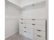 Walk-in closet with shelving and drawers, offering ample storage space at 12314 Hayloft Ln, Thornton, CO 80241