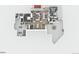 Detailed top-down view of the first floor layout, showcasing multiple bedrooms, bathrooms, and living areas at 15295 E Cherry Creek S Rd, Larkspur, CO 80118