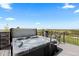 Outdoor hot tub with scenic views of the surrounding landscape at 15295 E Cherry Creek S Rd, Larkspur, CO 80118