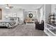 Cozy living area in lower level with bedroom and seating area at 15295 E Cherry Creek S Rd, Larkspur, CO 80118