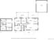 Detailed floor plan showcasing the layout of the home, including room dimensions and garage at 4580 S Huron St, Englewood, CO 80110
