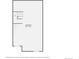 Layout of a basement area, noting the dimensions of 20'1