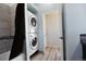Convenient laundry room with washer and dryer in the bathroom at 26259 Kingsbury Rd, Kittredge, CO 80457