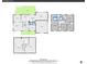 Overall floorplan shows the layout of all levels of the house at 6116 W Frost Dr, Littleton, CO 80128
