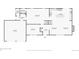 Main floorplan shows kitchen, living room, bedroom, and garage with dimensions listed at 2616 S Leyden St, Denver, CO 80222