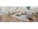 Bright living room with stylish decor, hardwood floors and ample seating at 2616 S Leyden St, Denver, CO 80222