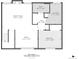 Basement floor plan showing a Gathering room, laundry, bath, office, hall, and bedroom at 9240 W Wagon Trail Dr, Littleton, CO 80123