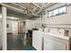 Basement laundry room with washer and dryer hookups at 1422 Ivy St, Denver, CO 80220