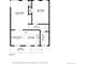 Second floor plan displaying the living room, kitchen, bedroom, dining room and porch layouts at 1422 Ivy St, Denver, CO 80220