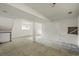 Unfinished basement offering a blank canvas with support beam and staircase at 16325 E Alabama Dr, Aurora, CO 80017