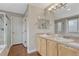 Spacious bathroom with double sinks, shower, and bath tub at 3367 Dove Valley Pl, Castle Rock, CO 80108