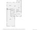 Detailed floor plan of the home, showcasing layout of living room, kitchen, dining area, and garage at 6612 S Muscadine Ct, Aurora, CO 80016