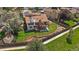Aerial view showcasing a home with a well-kept backyard, a deck, and solar panels on the roof at 11149 Seton Pl, Westminster, CO 80031