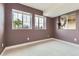 Empty bedroom featuring three windows for ample natural light at 8982 Spaulding St, Parker, CO 80134