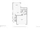 First floor plan layout showcasing the different rooms and dimensions of the home at 8982 Spaulding St, Parker, CO 80134