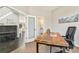 Inviting office space includes French doors, a spacious desk, and serene decor for productivity at 6406 Eagle Ct, Longmont, CO 80503