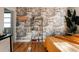 Bright bedroom featuring cloud wallpaper, wooden floors, and natural light at 3746 Jason St, Denver, CO 80211