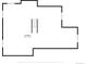 Basement floor plan outlining a large unfinished space with dimensions of 48'7