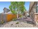 Outdoor space features seating area and brick patio, ideal for relaxing and outdoor enjoyment at 1526 Peach Ct, Brighton, CO 80601