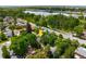 Aerial view of the property highlighting its location and proximity to the lake at 4590 Grove St, Denver, CO 80211