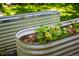Close up of raised garden beds, perfect for growing vegetables and herbs at 4590 Grove St, Denver, CO 80211