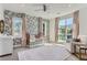 Charming Bedroom with floral wallpaper and plenty of natural light at 1237 S Saint Paul St, Denver, CO 80210