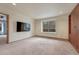 Spacious bedroom features neutral-toned walls, carpet floors, and recessed lighting at 2880 Lake Meadow Dr, Monument, CO 80132