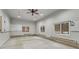 Spacious garage area with multiple windows, bright lighting, and plenty of space for storage and parking at 2880 Lake Meadow Dr, Monument, CO 80132