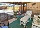 Outdoor patio featuring wicker furniture and a covered area for enjoying time outdoors at 1765 S Franklin St, Denver, CO 80210