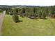 Expansive green lawn surrounding a secluded home nestled among mature trees in a picturesque landscape at 29663 Paint Brush Dr, Evergreen, CO 80439